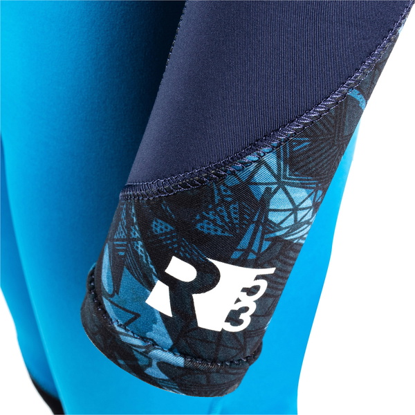 2025 Gul Junior Response 5/3mm Back Zip Wetsuit RE1218-C1 - Blue Easter / Navy